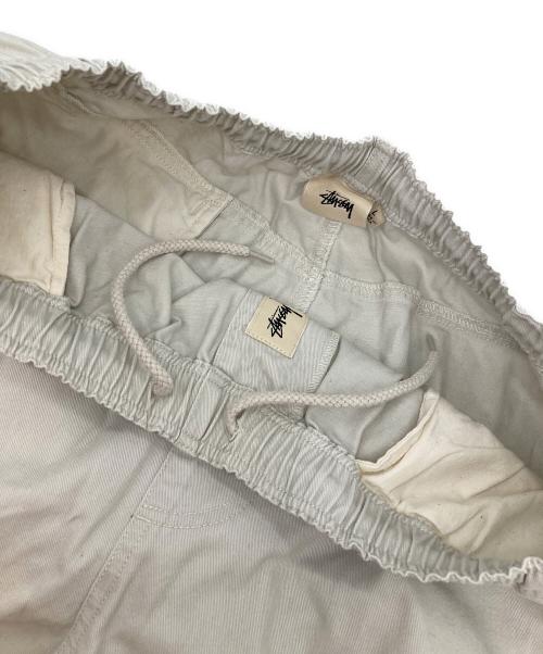 stussy（ステューシー）stussy (ステューシー) BRUSHED BEACH PANT ナチュラル サイズ:Lの古着・服飾アイテム