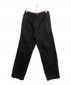 stussyステューシー）の古着「BRUSHED BEACH PANT」｜ブラック