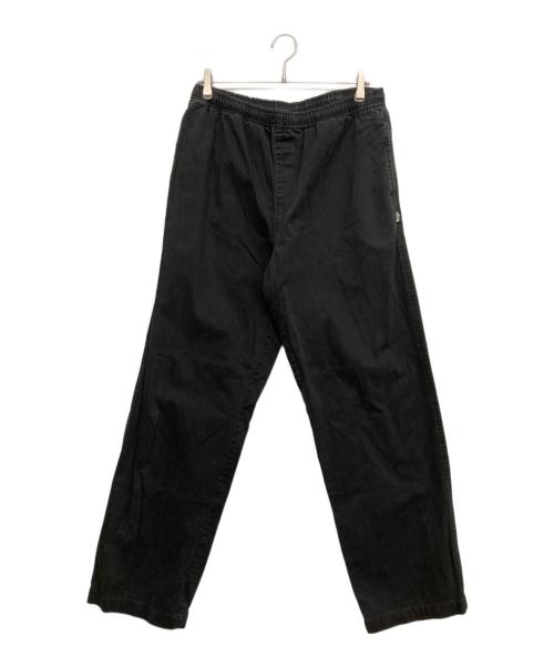 stussy（ステューシー）stussy (ステューシー) BRUSHED BEACH PANT ブラック サイズ:Lの古着・服飾アイテム