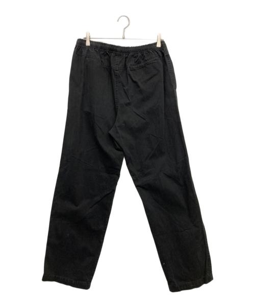 stussy（ステューシー）stussy (ステューシー) BRUSHED BEACH PANT ブラック サイズ:Lの古着・服飾アイテム