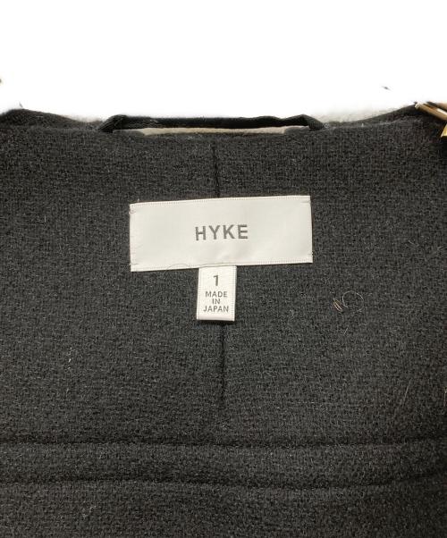 HYKE（ハイク）HYKE (ハイク) ダッフルコート ブラック サイズ:1の古着・服飾アイテム