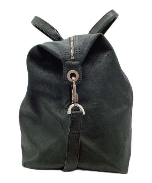 LONGCHAMP（ロンシャン）LONGCHAMP (ロンシャン) レザー折りたたみバッグ グリーンの古着・服飾アイテム