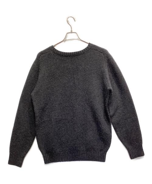 田中さんのセーター（タナカサンノセーター）田中さんのセーター (タナカサンノセーター) C.Shetland カシミヤニット グレー サイズ:Lの古着・服飾アイテム