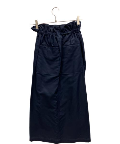 Mame Kurogouchi（マメクロゴウチ）mame kurogouchi (マメクロゴウチ) Cotton Double Cloth Skirt ネイビー サイズ:1の古着・服飾アイテム