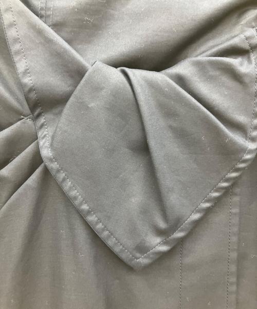Mame Kurogouchi（マメクロゴウチ）mame kurogouchi (マメクロゴウチ) Cotton Double Cloth Skirt ネイビー サイズ:1の古着・服飾アイテム
