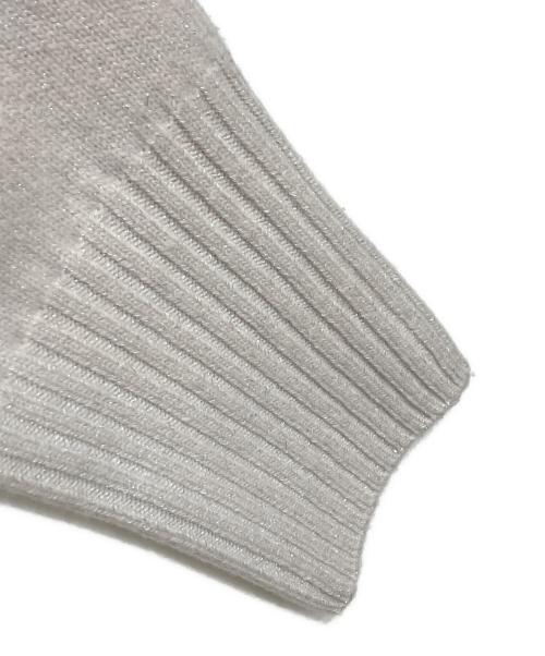 ARPEGE STORY（アルページュストーリー）Arpege story (アルページュストーリー) カシミヤブレンドラメニット グレー サイズ:2 未使用品の古着・服飾アイテム