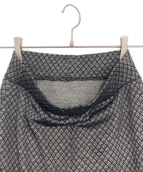 Mame Kurogouchi（マメクロゴウチ）Mame Kurogouchi (マメクロゴウチ) Flared Jersey Skirt ブラック サイズ:SIZE 2の古着・服飾アイテム