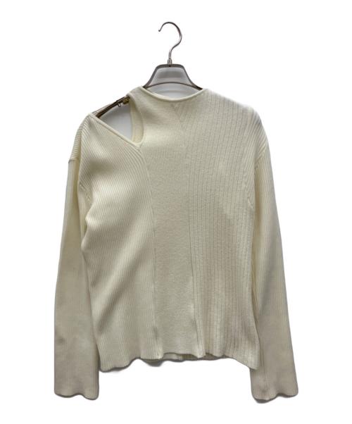 AKIRA NAKA（アキラナカ）AKIRA NAKA (アキラナカ) Avril irregular panel knit PO アイボリー サイズ:2の古着・服飾アイテム