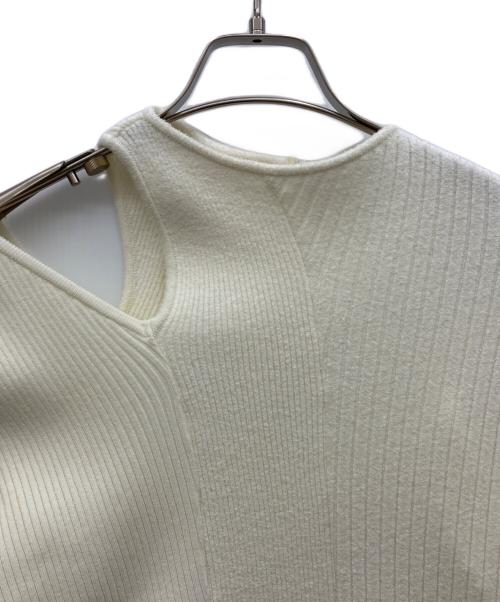 AKIRA NAKA（アキラナカ）AKIRA NAKA (アキラナカ) Avril irregular panel knit PO アイボリー サイズ:2の古着・服飾アイテム