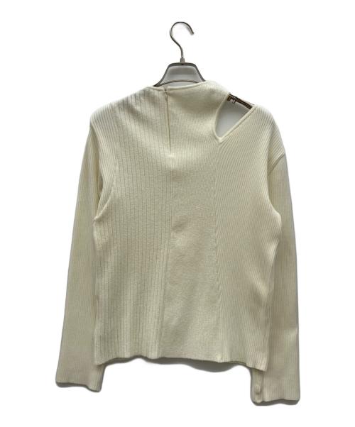 AKIRA NAKA（アキラナカ）AKIRA NAKA (アキラナカ) Avril irregular panel knit PO アイボリー サイズ:2の古着・服飾アイテム