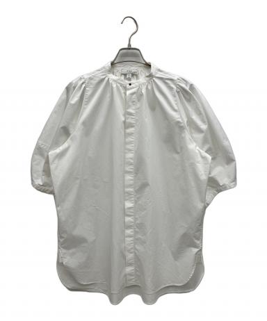 中古・古着通販】HYKE (ハイク) T/C BALLOON SLEEVE BLOUSE ホワイト