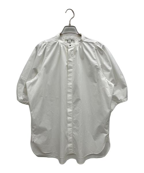 HYKE（ハイク）HYKE (ハイク) T/C BALLOON SLEEVE BLOUSE ホワイト サイズ:2の古着・服飾アイテム