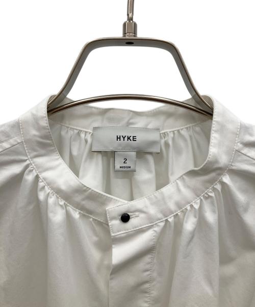 HYKE（ハイク）HYKE (ハイク) T/C BALLOON SLEEVE BLOUSE ホワイト サイズ:2の古着・服飾アイテム