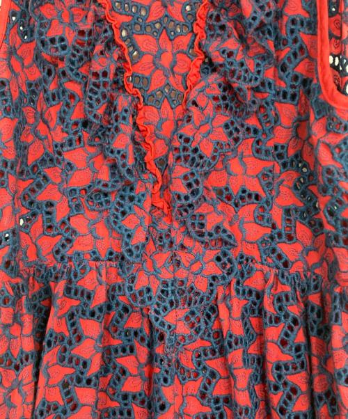 maturely（マチュアリー）maturely (マチュアリー) Romance Lace Dress レッド サイズ:表記無しの古着・服飾アイテム