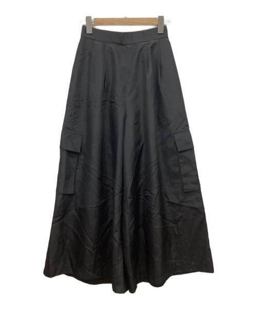 Lig.（リグドット）Lig. (リグドット) ワイドカーゴパンツ ブラック サイズ:FREEの古着・服飾アイテム