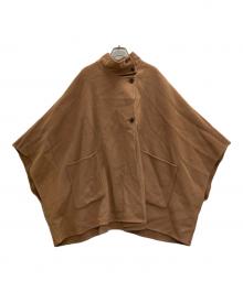 SLOBE IENA（スローブ イエナ）の古着「スタンドカラーダブルフェイスポンチョ」｜キャメル