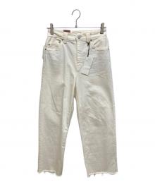 YANUK（ヤヌーク）の古着「LILITH / リリス ハイウエストストレートワイドパンツ」｜ホワイト