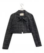 eimy istoireエイミーイストワール）の古着「ツイードショートジャケット」｜ブラック