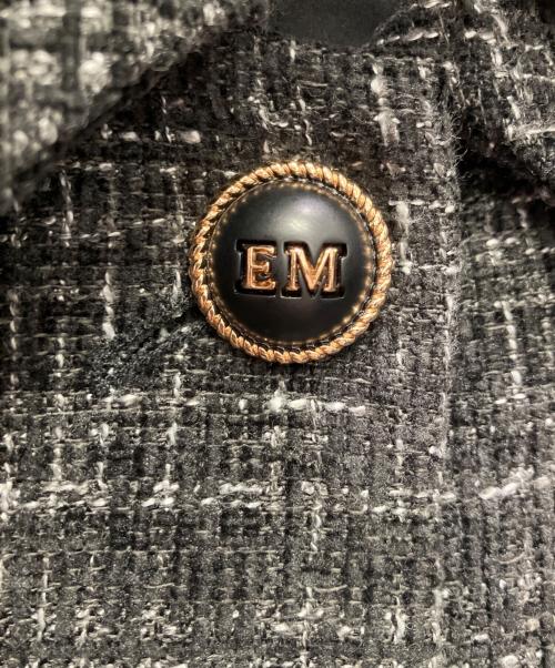 eimy istoire（エイミーイストワール）eimy istoire (エイミーイストワール) ツイードショートジャケット ブラック サイズ:Sの古着・服飾アイテム