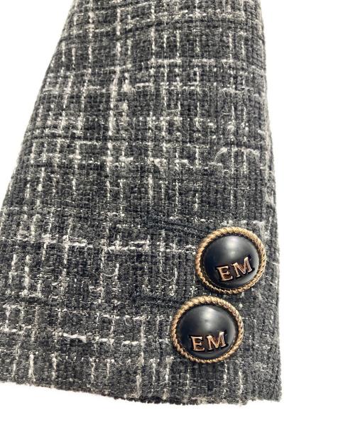 eimy istoire（エイミーイストワール）eimy istoire (エイミーイストワール) ツイードショートジャケット ブラック サイズ:Sの古着・服飾アイテム