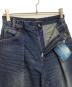 中古・古着 JEANASIS (ジーナシス) タックデニムワイドパンツ インディゴ サイズ:M 未使用品：5000円