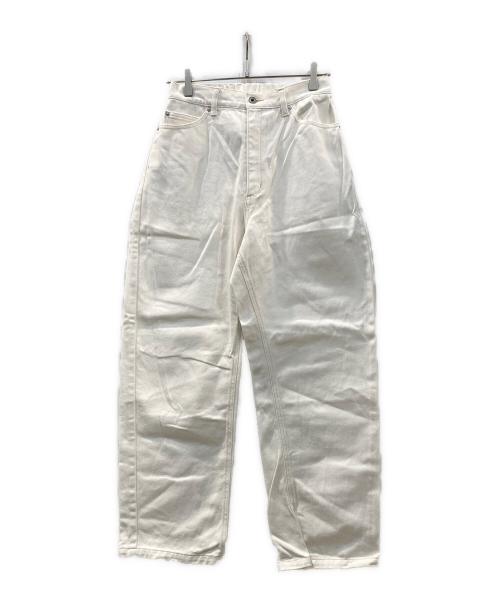 vent blanc+（ヴァンブラン）vent blanc+ (ヴァンブラン) 12ozデニム コクーンパンツ ホワイト サイズ:ーの古着・服飾アイテム