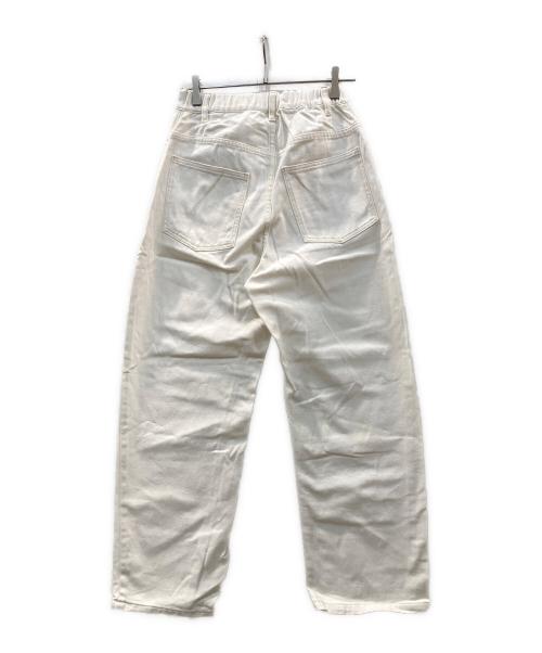 vent blanc+（ヴァンブラン）vent blanc+ (ヴァンブラン) 12ozデニム コクーンパンツ ホワイト サイズ:ーの古着・服飾アイテム