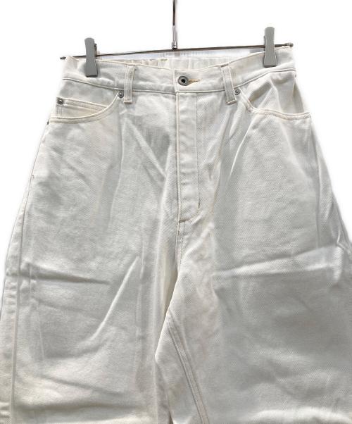 vent blanc+（ヴァンブラン）vent blanc+ (ヴァンブラン) 12ozデニム コクーンパンツ ホワイト サイズ:ーの古着・服飾アイテム
