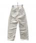 vent blanc+ (ヴァンブラン) 12ozデニム コクーンパンツ ホワイト サイズ:ー：5000円