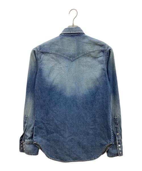 MADISON BLUE（マディソンブルー）MADISON BLUE (マディソンブルー) WESTERN SH DENIM デニムシャツ インディゴ サイズ:Sの古着・服飾アイテム