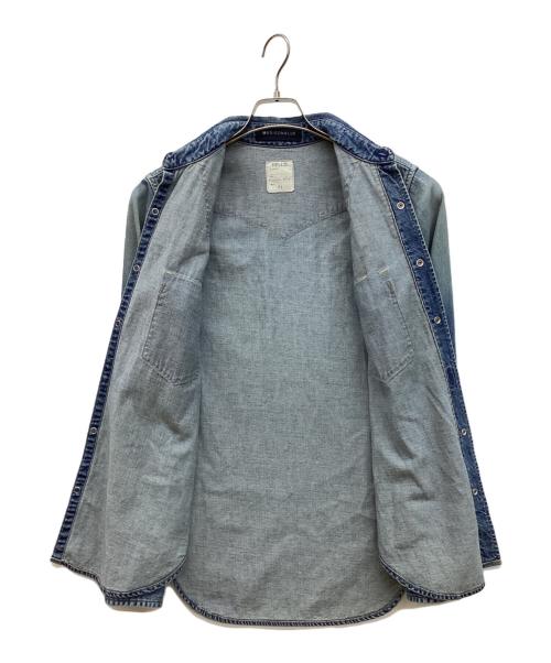 MADISON BLUE（マディソンブルー）MADISON BLUE (マディソンブルー) WESTERN SH DENIM デニムシャツ インディゴ サイズ:Sの古着・服飾アイテム
