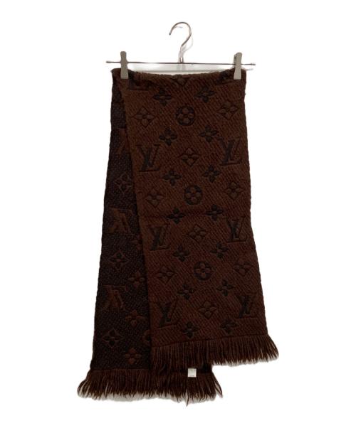 LOUIS VUITTON（ルイ ヴィトン）LOUIS VUITTON (ルイ ヴィトン) エシャルプ・ロゴマニア ブラウンの古着・服飾アイテム