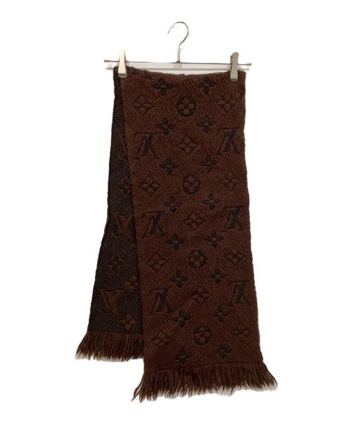 LOUIS VUITTON（ルイ ヴィトン）LOUIS VUITTON (ルイ ヴィトン) エシャルプ・ロゴマニア ブラウンの古着・服飾アイテム