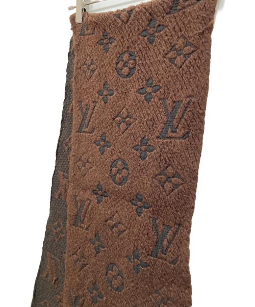 LOUIS VUITTON（ルイ ヴィトン）LOUIS VUITTON (ルイ ヴィトン) エシャルプ・ロゴマニア ブラウンの古着・服飾アイテム