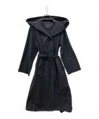 allurevilleアルアバイル）の古着「フーデッドコート　トレンチコート」｜ネイビー