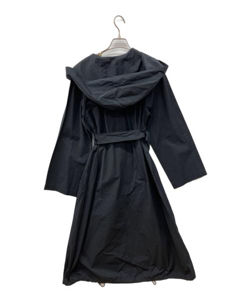 allureville（アルアバイル）allureville (アルアバイル) フーデッドコート　トレンチコート ネイビー サイズ:1の古着・服飾アイテム