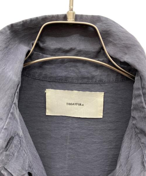 TODAYFUL（トゥデイフル）TODAYFUL (トゥデイフル) Silky Pocket Shirts グレー サイズ:Ｆの古着・服飾アイテム