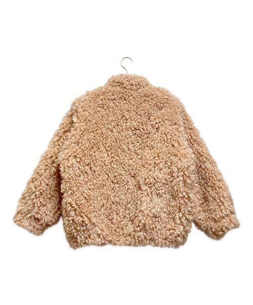 CLANE（クラネ）CLANE (クラネ) TANAKA MINAMI (タナカミナミ) CURL FUR SHORT COAT（カールファーショートコート） ピンクの古着・服飾アイテム