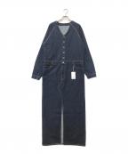 AKTEアクテ）の古着「Vネックデニムドレス」｜インディゴ
