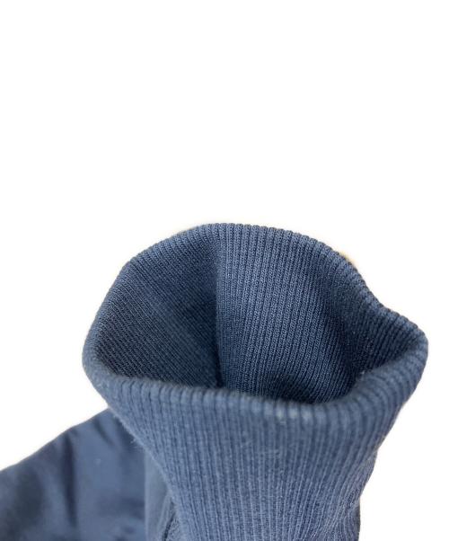 MSGM（エムエスジーエム）MSGM (エムエスジーエム) マイクロロゴクル-ネック ネイビー サイズ:Lの古着・服飾アイテム