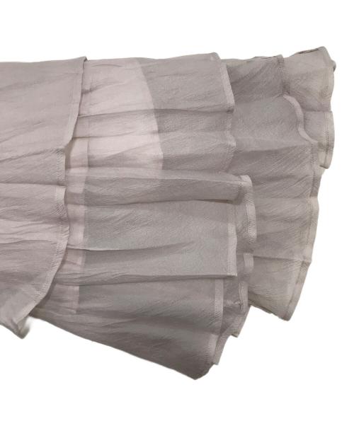 Apuweiser-riche（アプワイザーリッシェ）Apuweiser-riche (アプワイザーリッシェ) ワッシャープリーツレイヤードスカート/レーススカート ピンク サイズ:2の古着・服飾アイテム