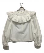 OHGAオオガ）の古着「ピエロブラウス」｜ホワイト