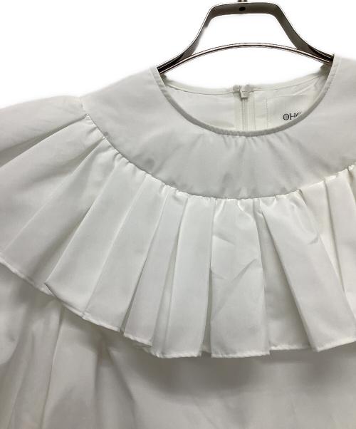 OHGA（オオガ）OHGA (オオガ) ピエロブラウス ホワイト サイズ:FREEの古着・服飾アイテム