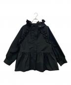 maison de Dolce.メゾンドドルチェ）の古着「フリルマウンテンパーカー」｜ブラック