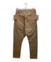 MNML (ミニマル) DROP CROTCH CARGO PANTS ブラウン サイズ:SIZE M：5000円