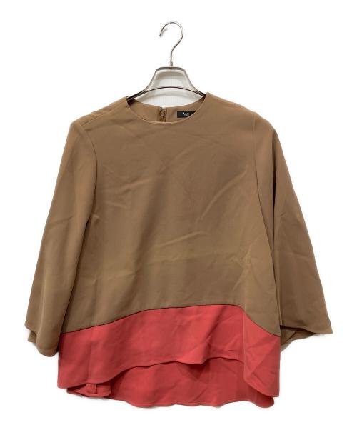 M・Fil（エムフィル）M・Fil (エムフィル) ブラウス ベージュ サイズ:40の古着・服飾アイテム