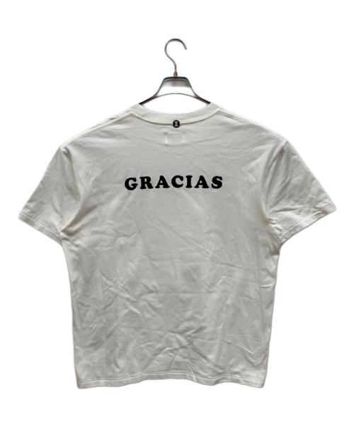 Insonnia project（インソニア プロジェクト）Insonnia project (インソニア プロジェクト) SONIC YOUTH MK BUNNY TEE　プリントTシャツ　半袖カットソー ホワイト サイズ:2の古着・服飾アイテム