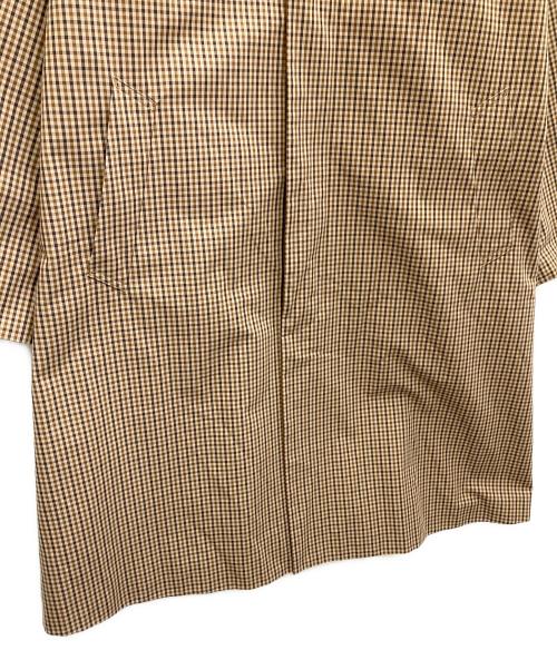 BEAMS Lights（ビームスライト）BEAMS Lights (ビームスライト) ハイカウントウェザークロスステンカラーコート ブラウン サイズ:Mの古着・服飾アイテム
