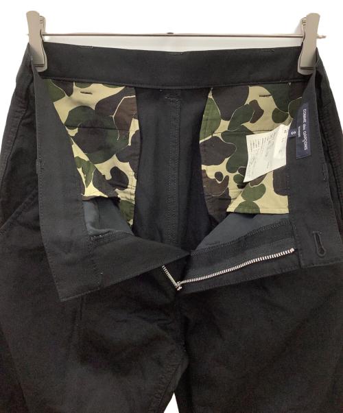 COMME des GARCONS HOMME（コムデギャルソン オム）COMME des GARCONS HOMME (コムデギャルソン オム) ウールテーパードパンツ ブラック サイズ:Sの古着・服飾アイテム