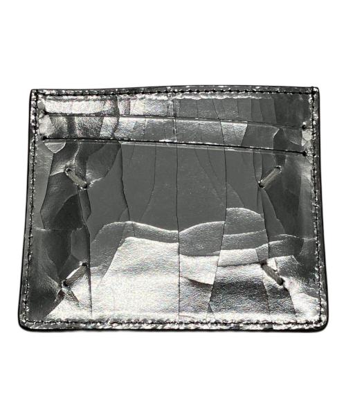 Maison Margiela（メゾンマルジェラ）Maison Margiela (メゾンマルジェラ) 4ステッチメタリックシルバーカードケース シルバーの古着・服飾アイテム
